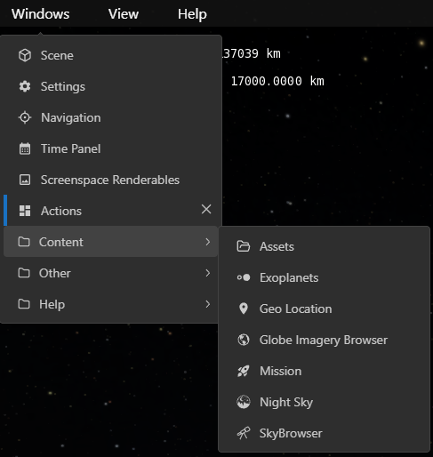 Top Bar Windows Menu