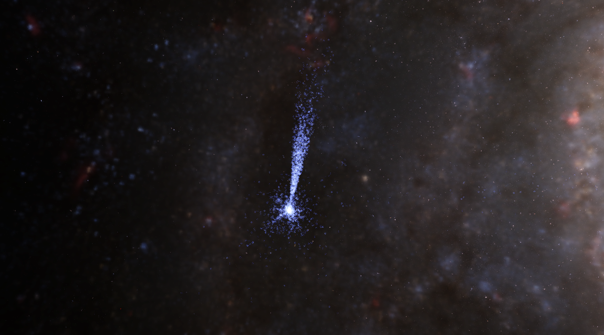 Exoplanet systems from outside the Galaxy