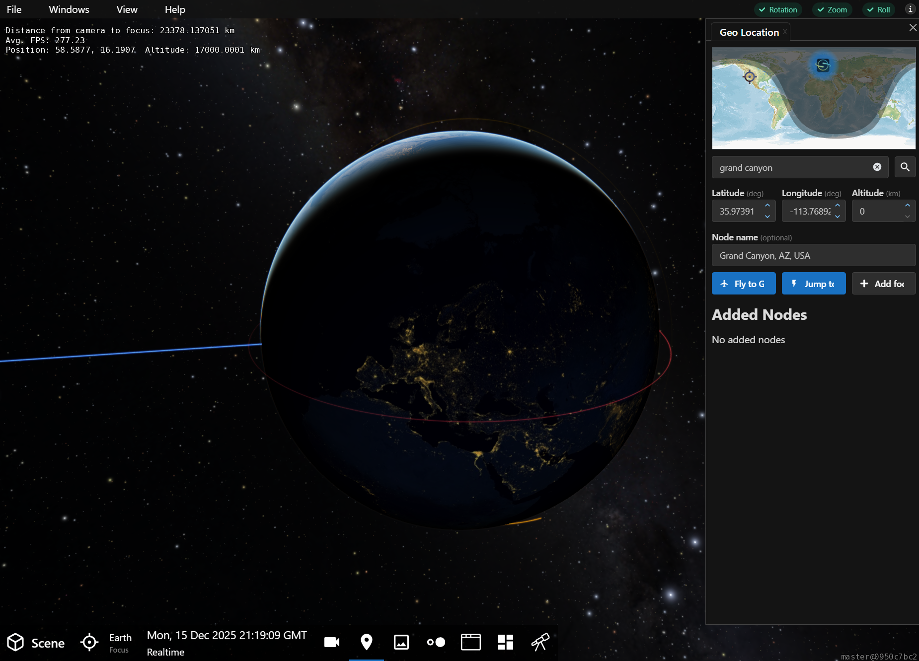 GeoLocation Search restults