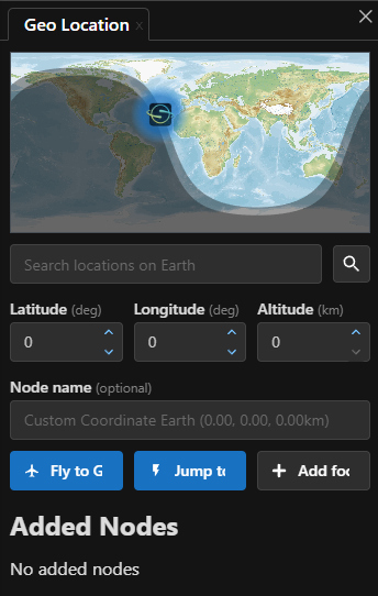 GeoLocation Panel