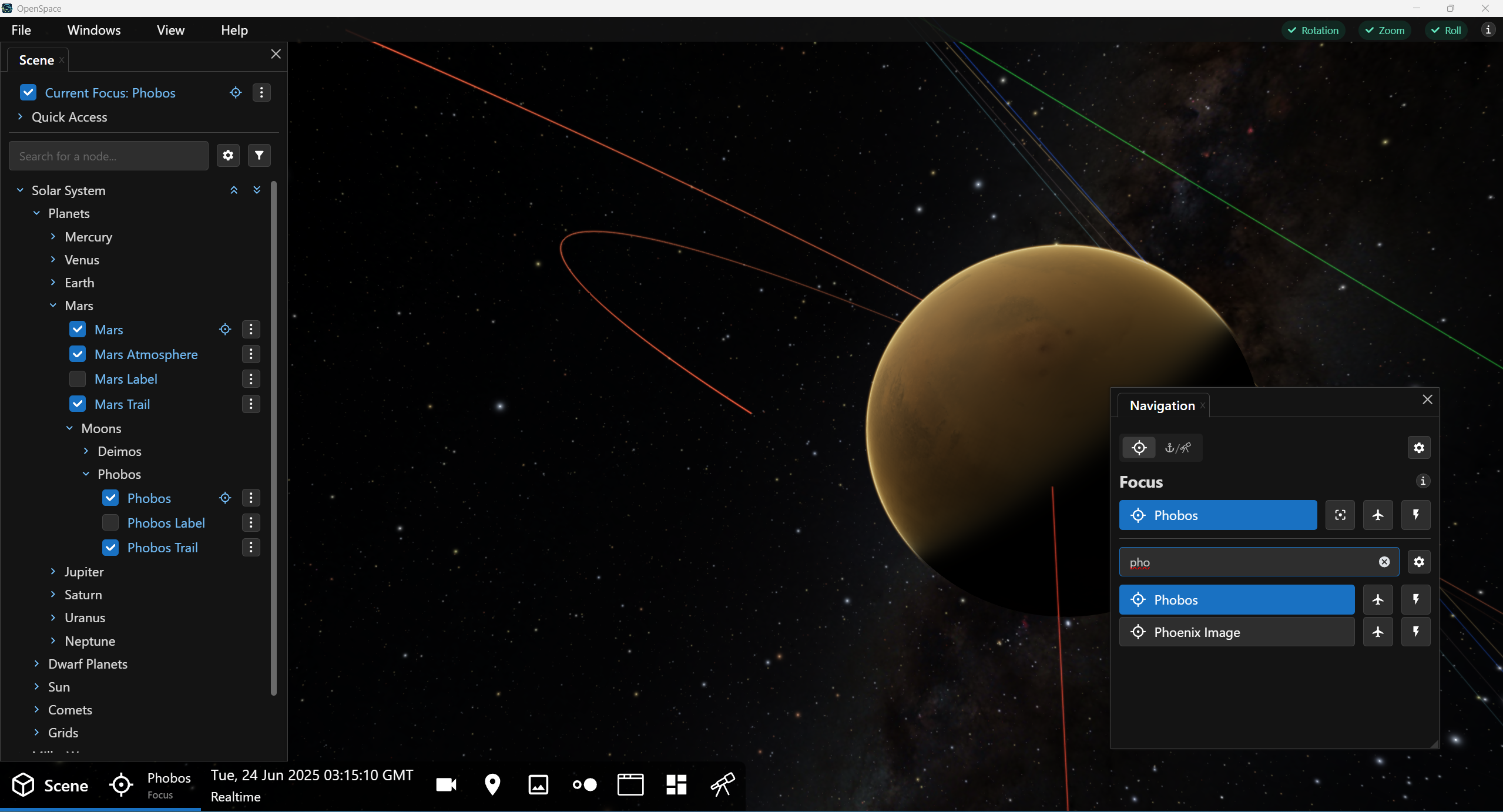 Focus on Phobos